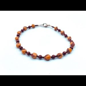 Brown Beaded Bracelet